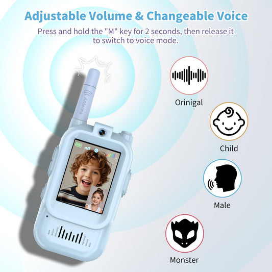VibeWalkie™ - Real-Time Video Talkie (Duo Pack)