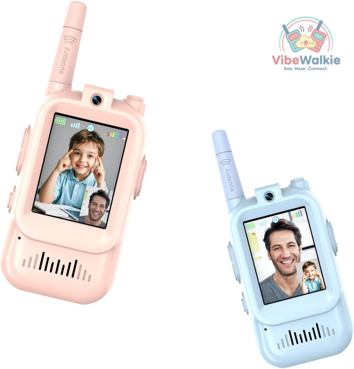 VibeWalkie™ - Real-Time Video Talkie (Duo Pack)